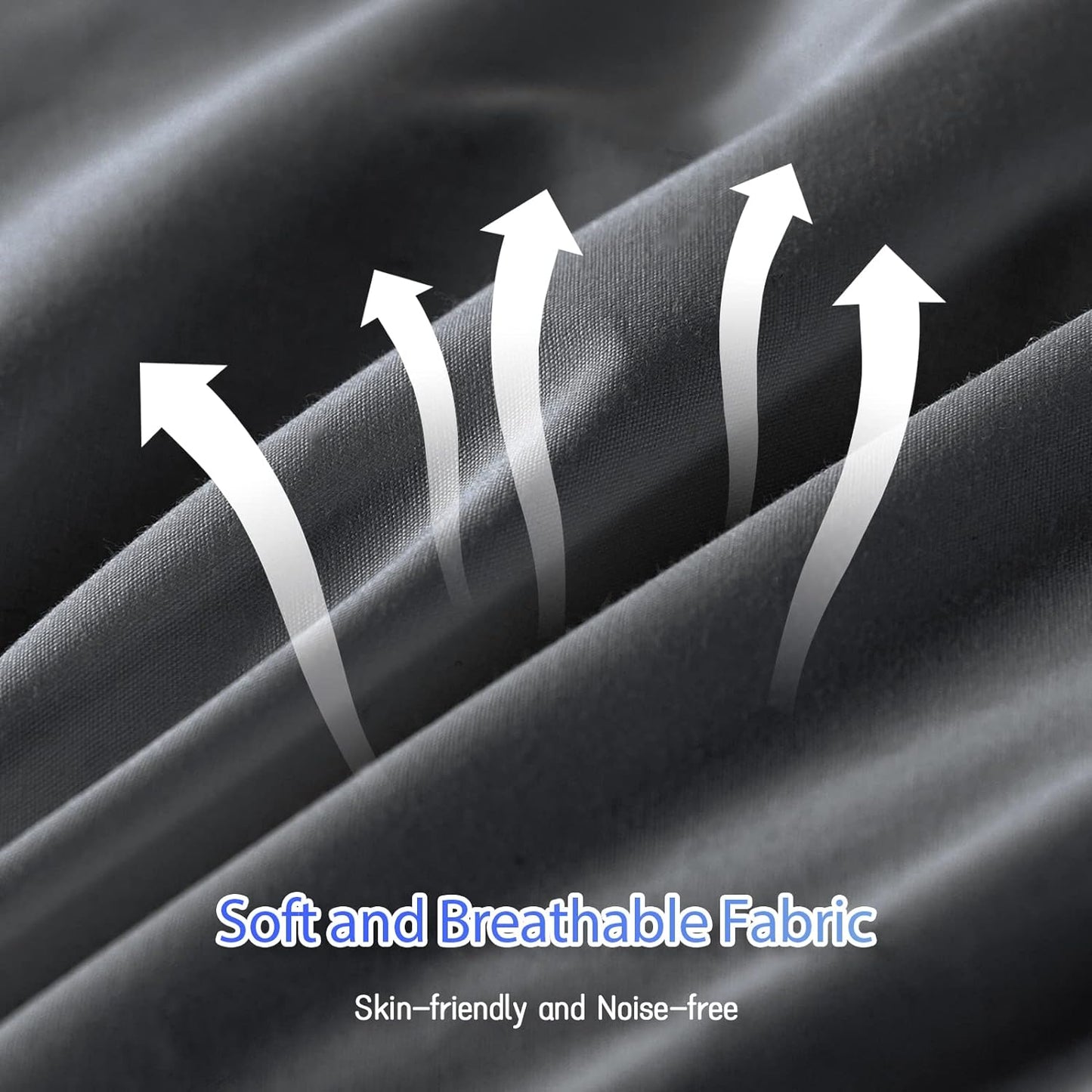 Twin Comforter Duvet Insert - All Season Dark Grey Comforters Twin Size - Quilted down Alternative Bedding Comforter with Corner Tabs - Winter Summer Fluffy Soft - Machine Washable