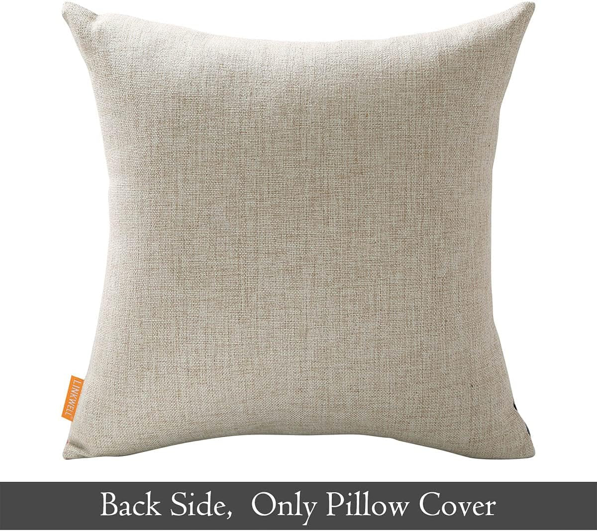 Christmas Outdoor Pillow Cover 18X18 Inch Home Decor Decorative Cushion Case for Sofa Couch Retro Christmas Bell Winter Decorations Throw Pillowcase CC1863