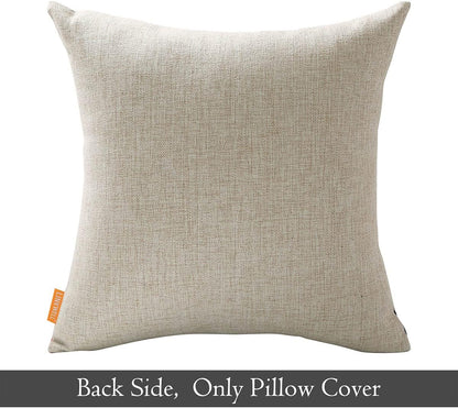 Christmas Outdoor Pillow Cover 18X18 Inch Home Decor Decorative Cushion Case for Sofa Couch Retro Christmas Bell Winter Decorations Throw Pillowcase CC1863